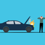 breakdown, car, fire, emergency, accident, mechanical, repair, trouble, vehicle, damage, worry, problem, overheating, engine, failure, crisis, reaction, automobile, burnout, disaster, issue, distress